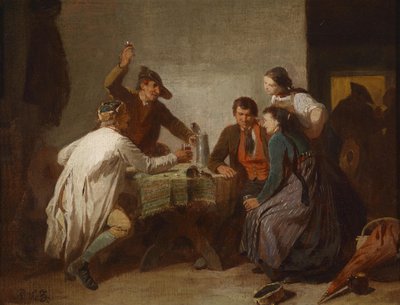 Merry Tavern Round by Reinhard Sebastian Zimmermann